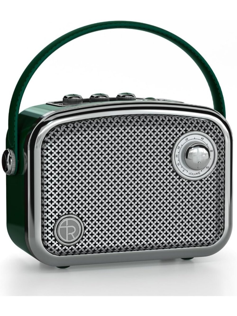 Bluetooth Speaker, 40W, Retro Decor, Small Gift for Women Man, Green